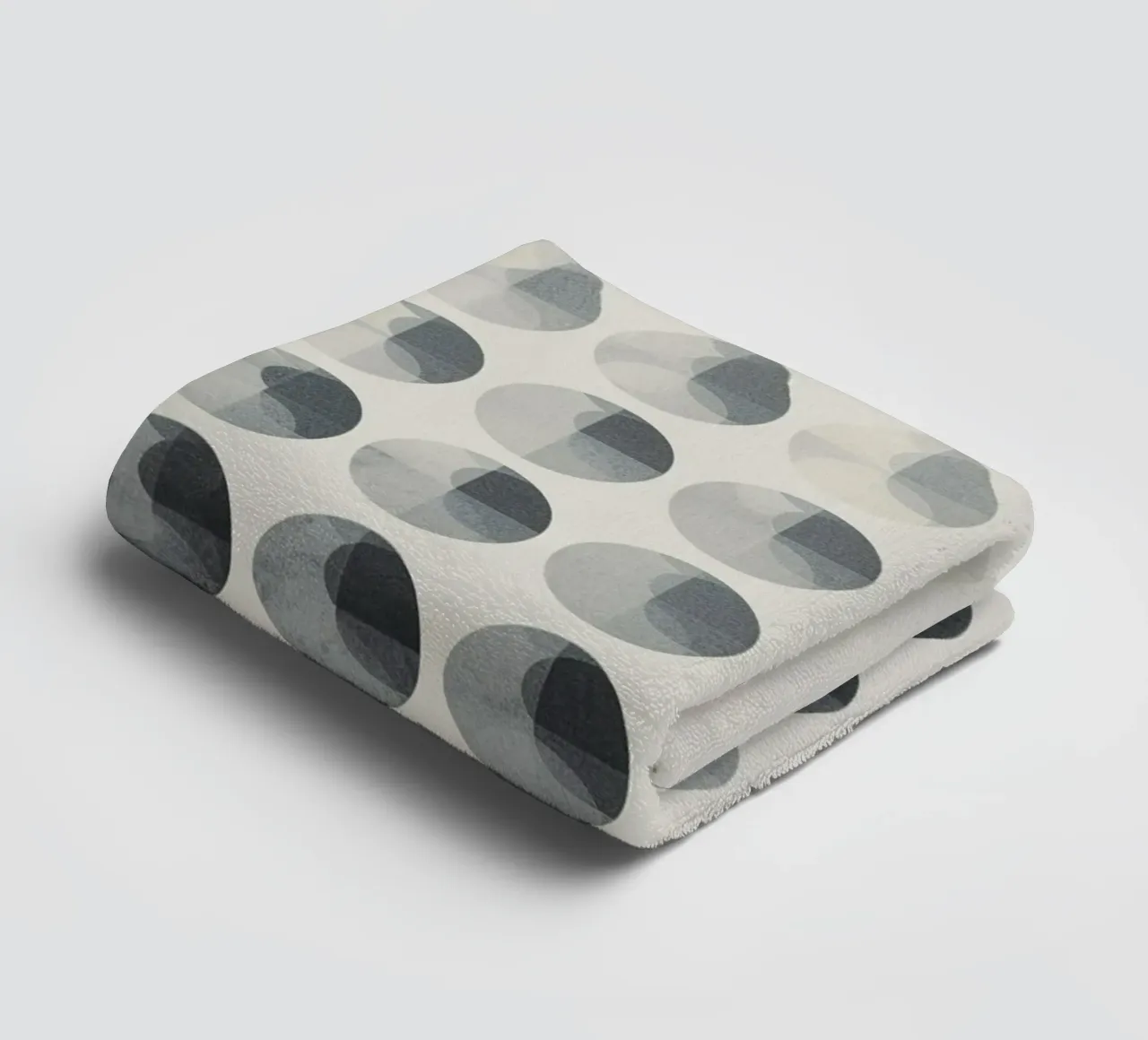 Minimal Conceptual Circle Matrix towel by Geometrica