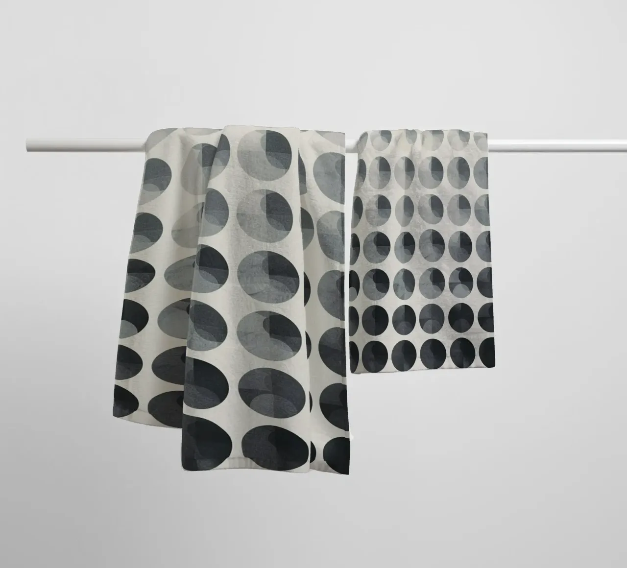 Minimal Conceptual Circle Matrix asciugamano da bagno da Geometrica