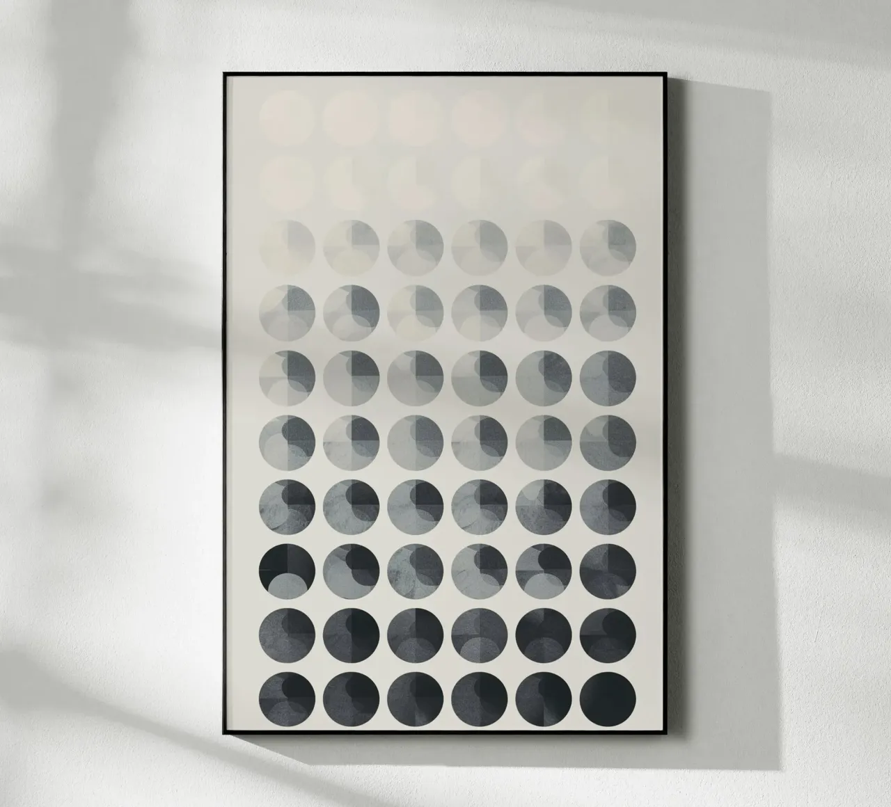 Minimal Conceptual Circle Matrix Acryl-Glas von Geometrica