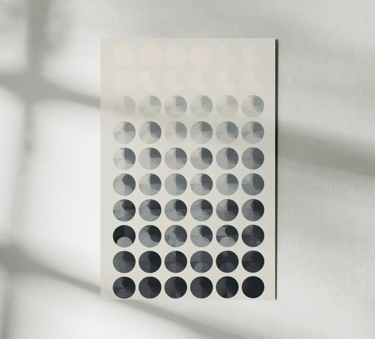 Minimal Conceptual Circle Matrix alluminio dibond da Geometrica