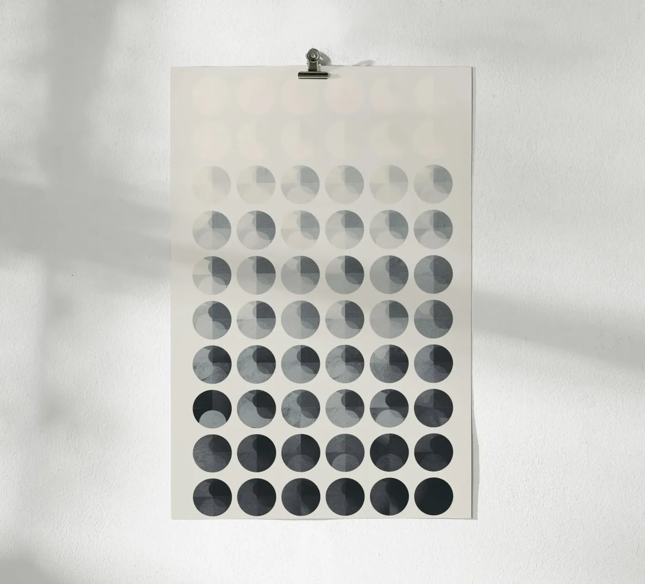 Minimal Conceptual Circle Matrix carta hahnemühle da Geometrica