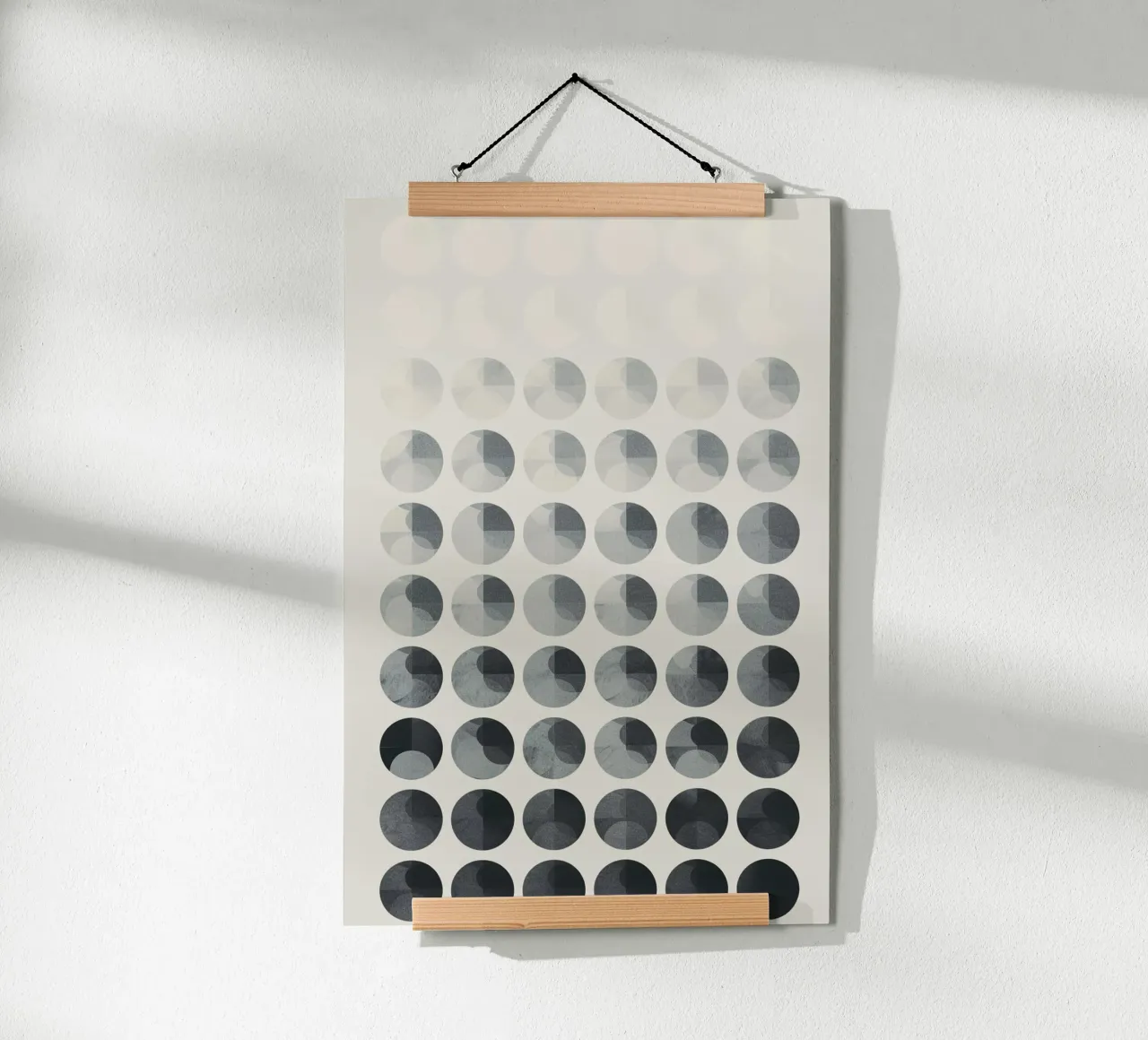 Minimal Conceptual Circle Matrix poster da Geometrica