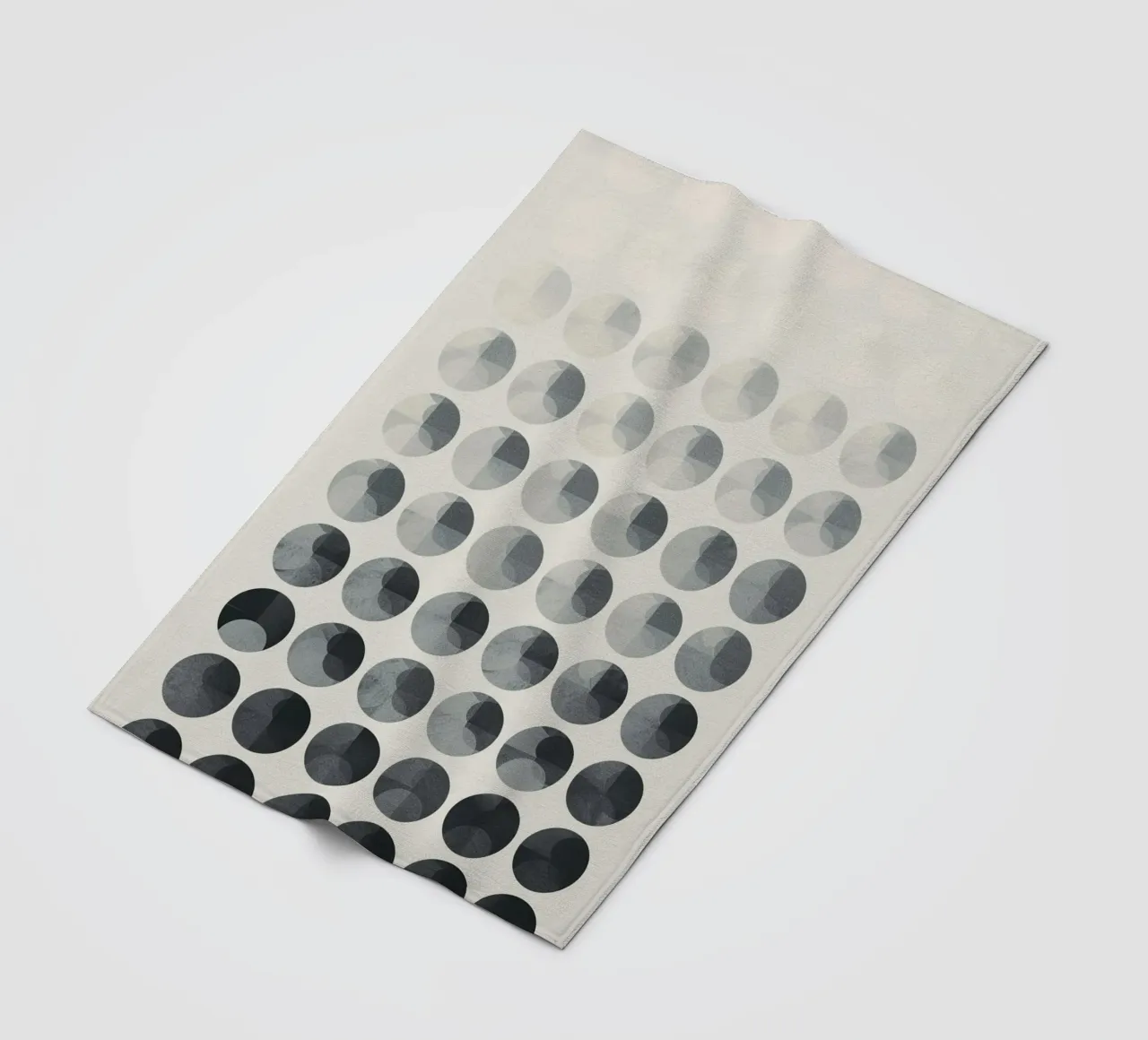 Minimal Conceptual Circle Matrix coperta in pile da Geometrica