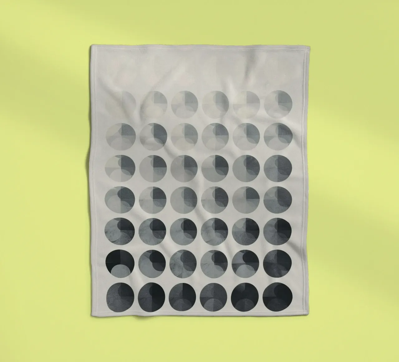 Minimal Conceptual Circle Matrix coperta in pile da Geometrica