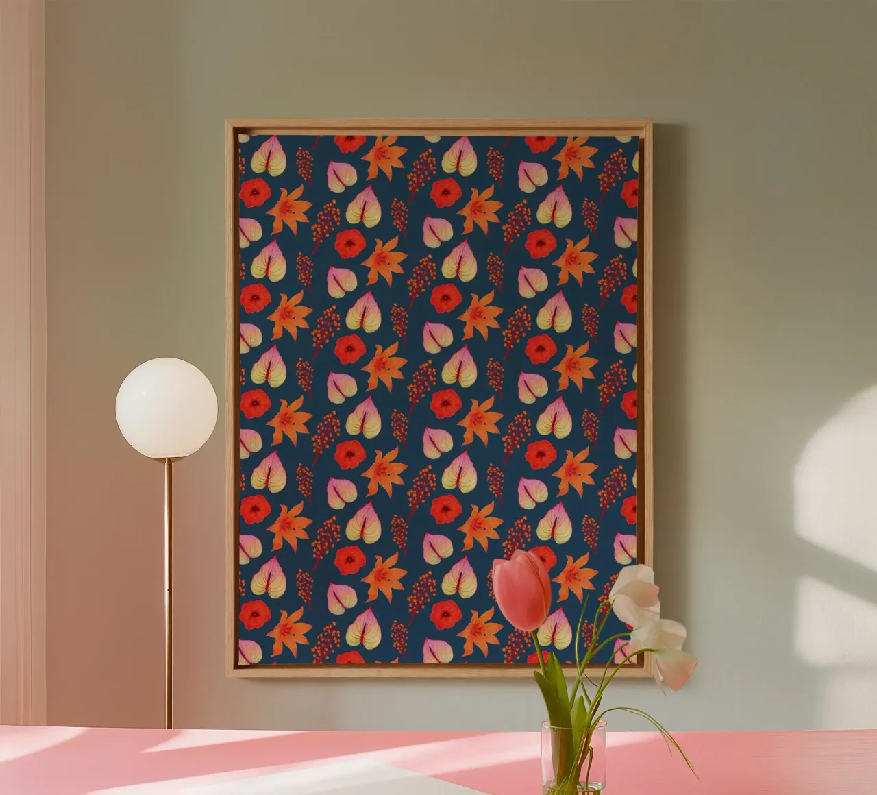 Autumn Vibes III canvas by Natalie Foss