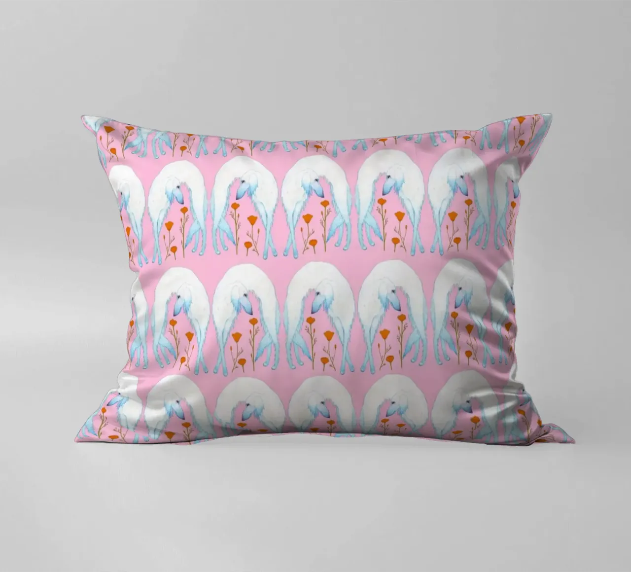 Borzoi pattern cuscino da Natalie Foss