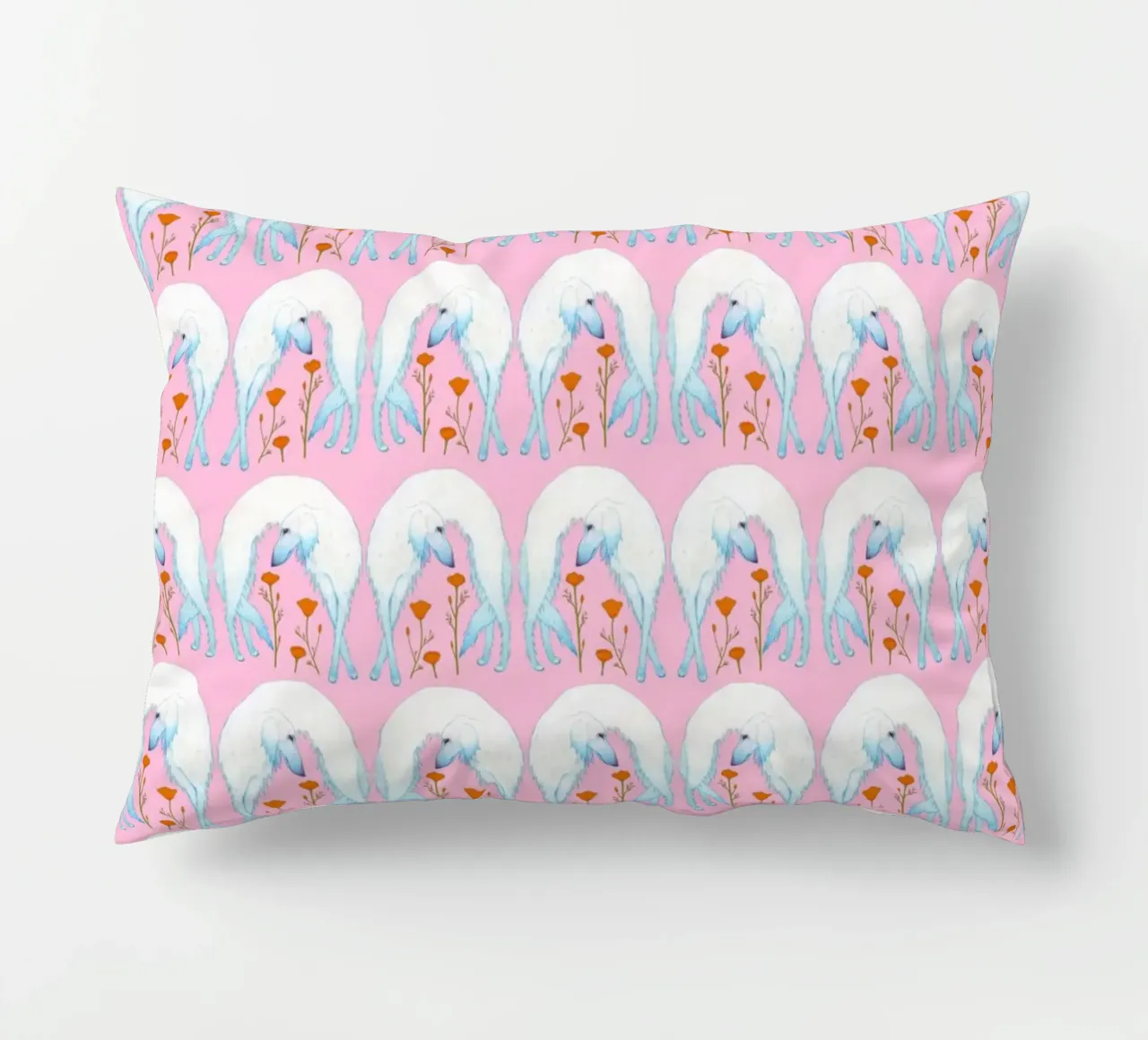 Borzoi pattern cuscino da Natalie Foss