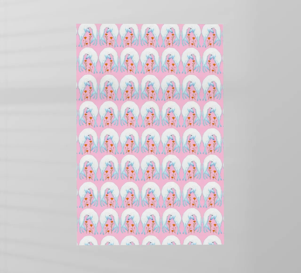 Borzoi pattern pellicola backlit da Natalie Foss