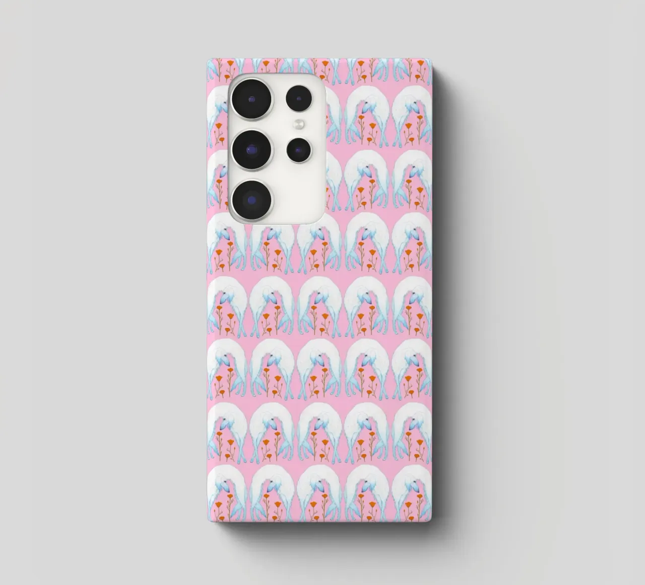 Borzoi pattern cover samsung da Natalie Foss