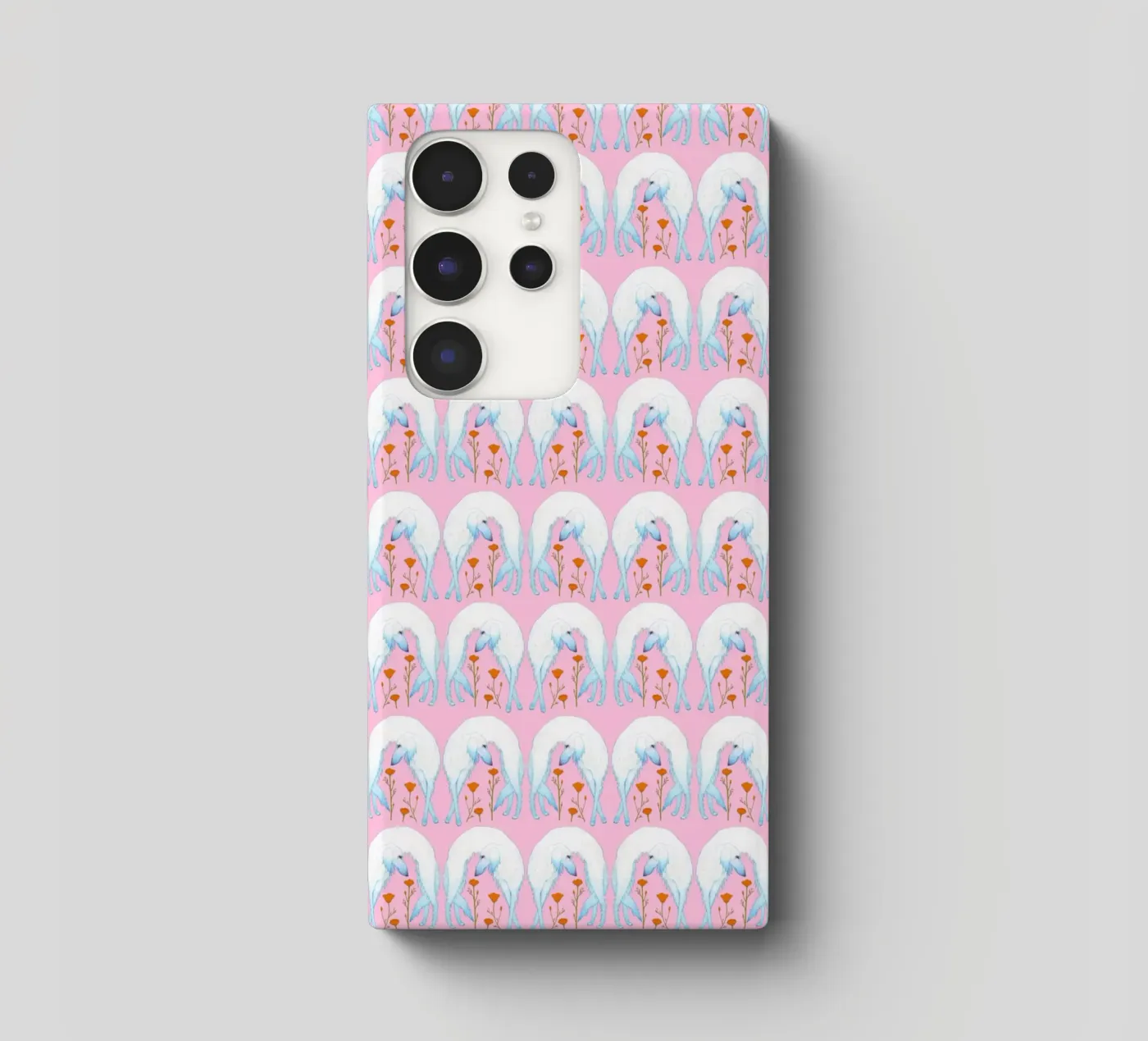 Borzoi pattern coque samsung de Natalie Foss