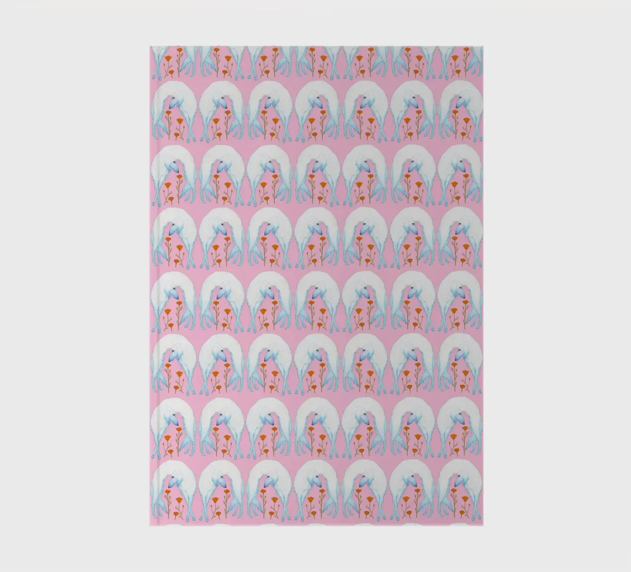 Borzoi pattern notebook by Natalie Foss