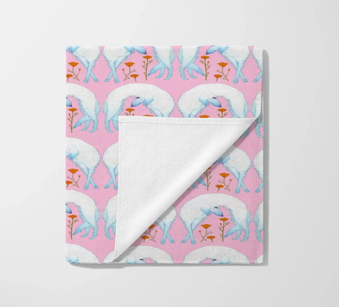 Borzoi pattern serviette de plage de Natalie Foss