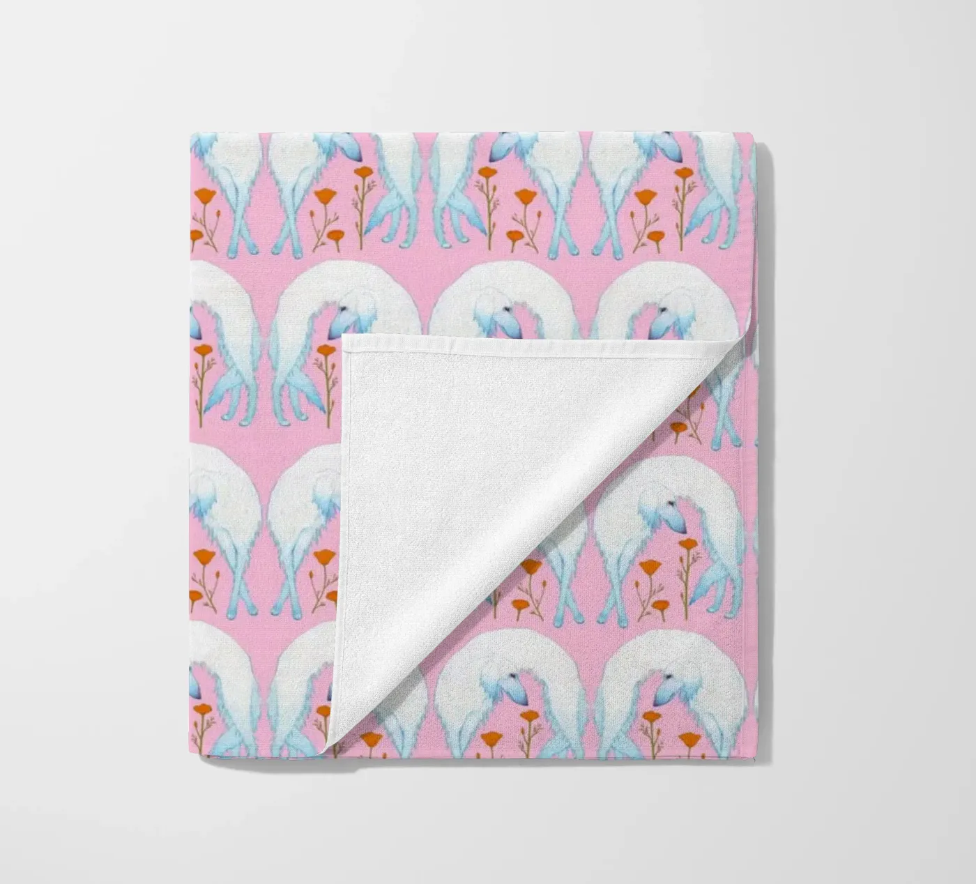 Borzoi pattern serviette de plage de Natalie Foss