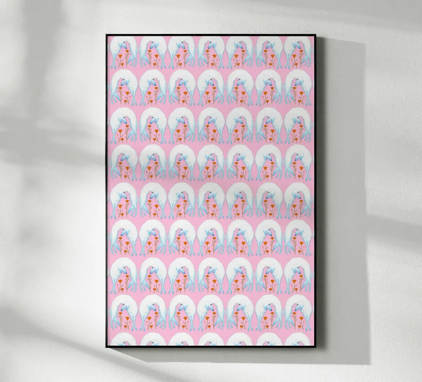 Borzoi pattern plexiglass da Natalie Foss