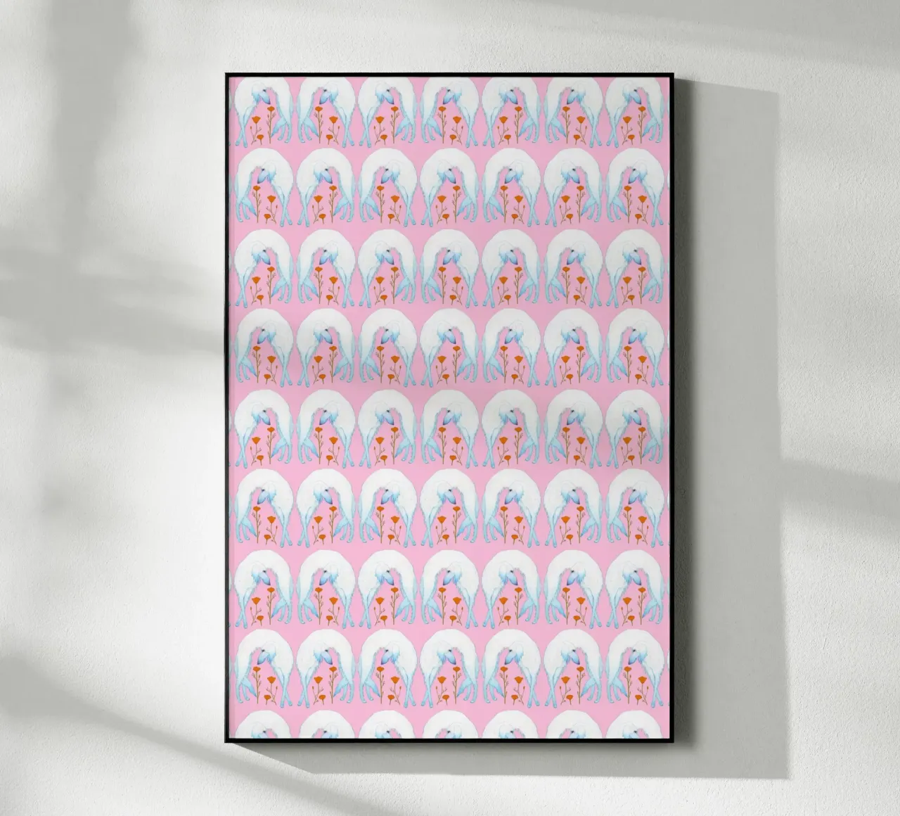 Borzoi pattern plexiglass da Natalie Foss