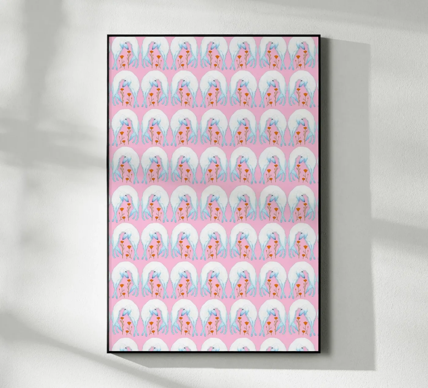 Borzoi pattern plexiglas de Natalie Foss