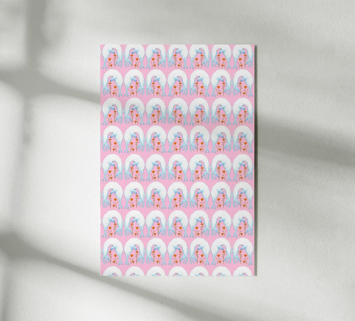 Borzoi pattern plexiglas de Natalie Foss