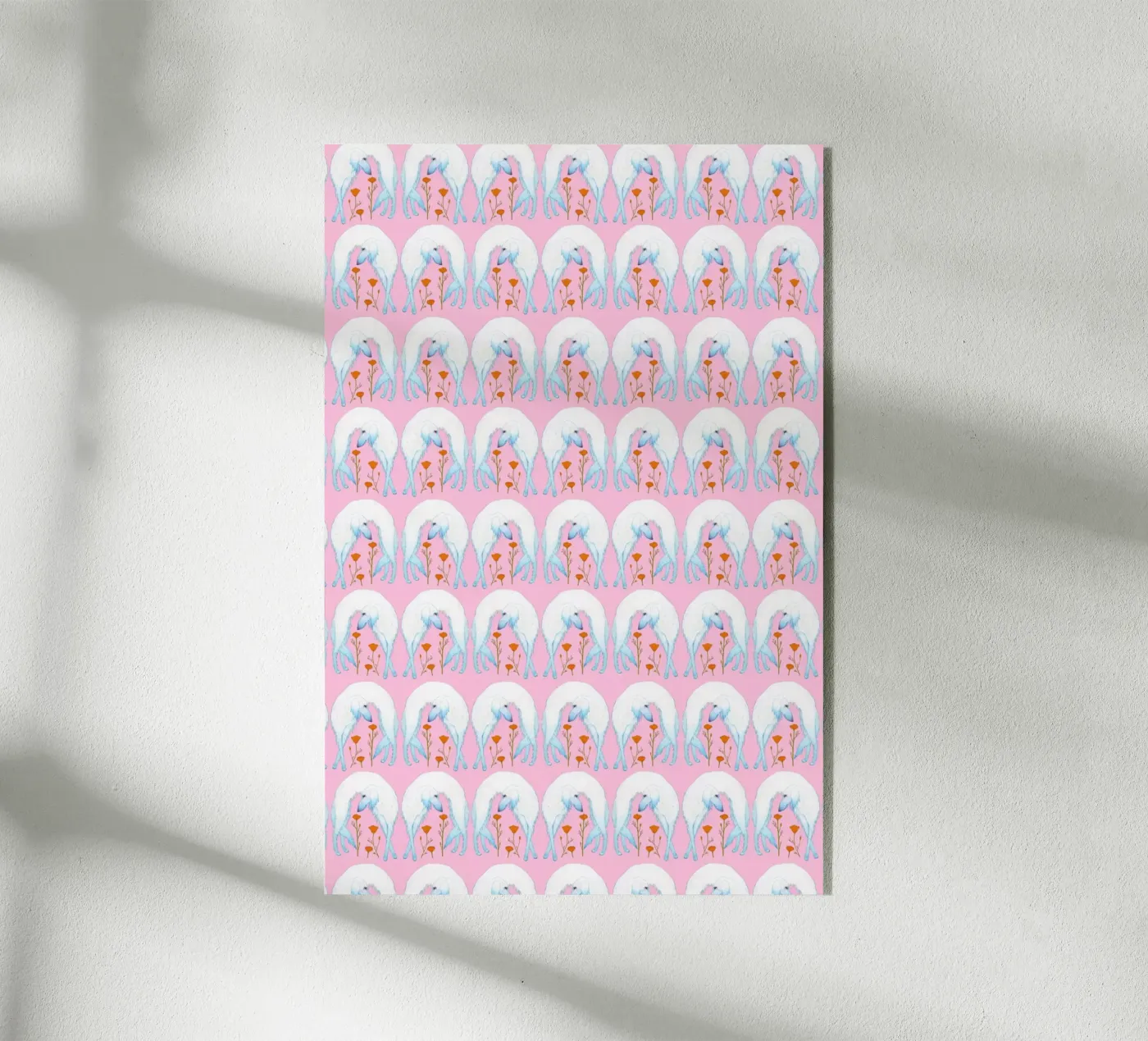 Borzoi pattern plexiglass da Natalie Foss