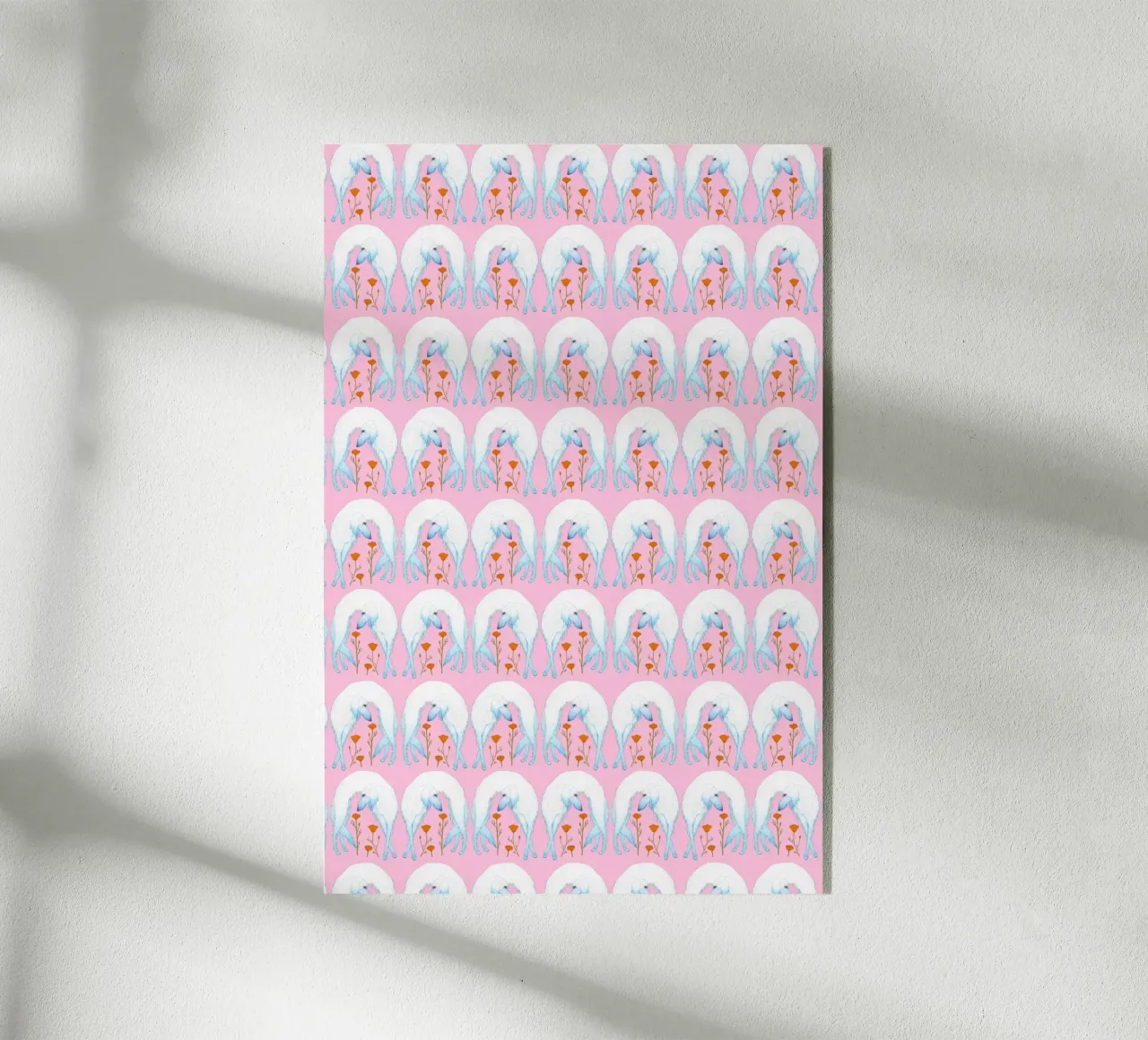 Borzoi pattern plexiglass da Natalie Foss