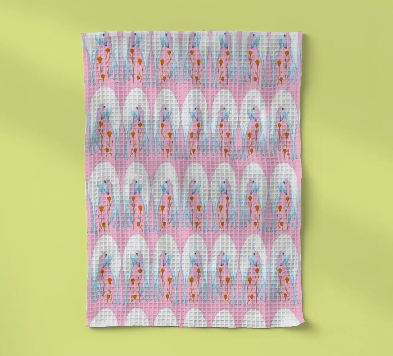 Borzoi pattern canovaccio da cucina da Natalie Foss