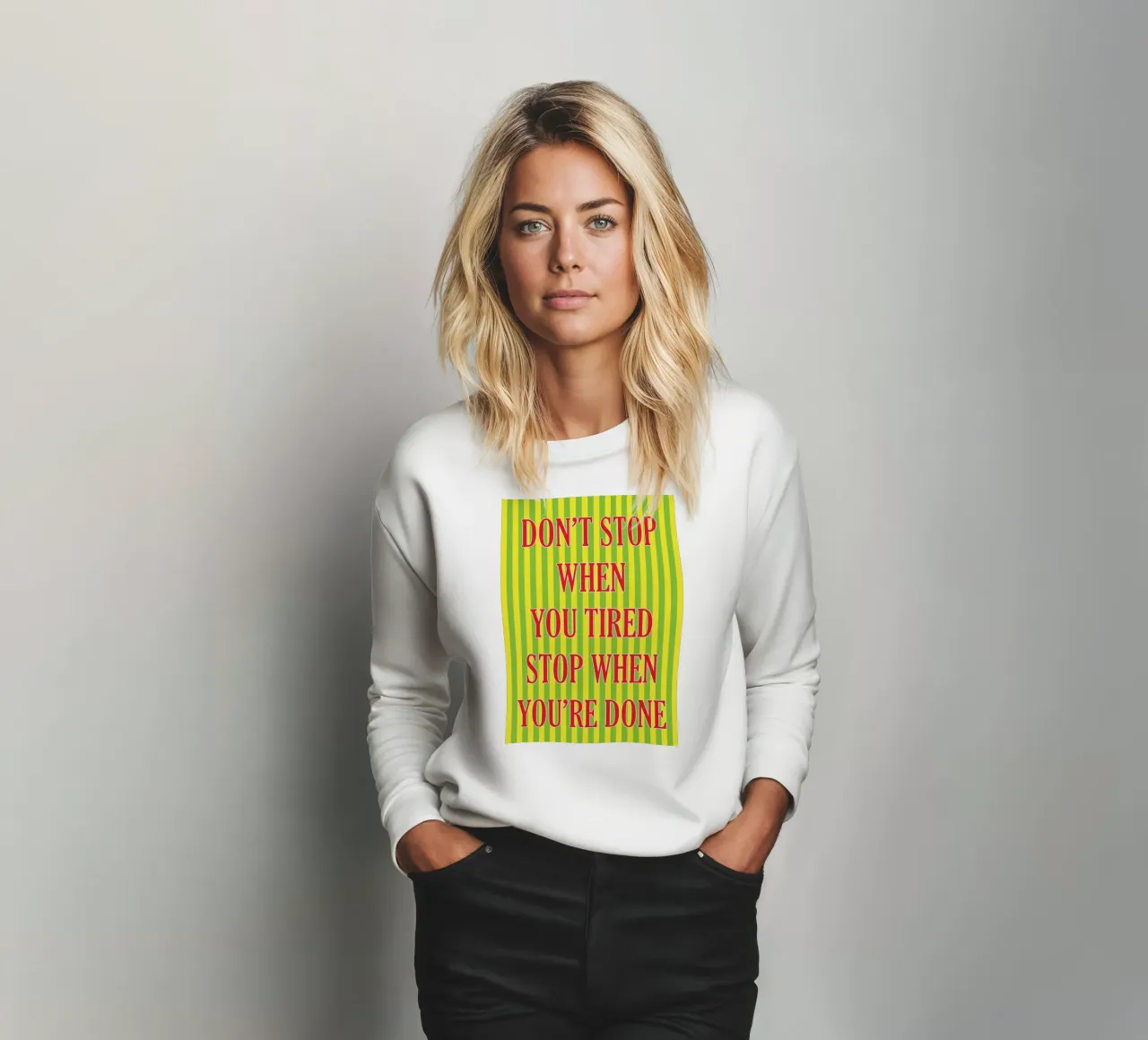 fermarsi quando si è stanchi felpa da ersanim