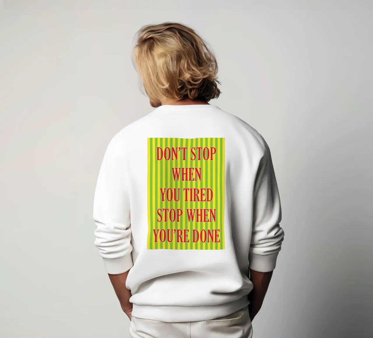 fermarsi quando si è stanchi felpa da ersanim