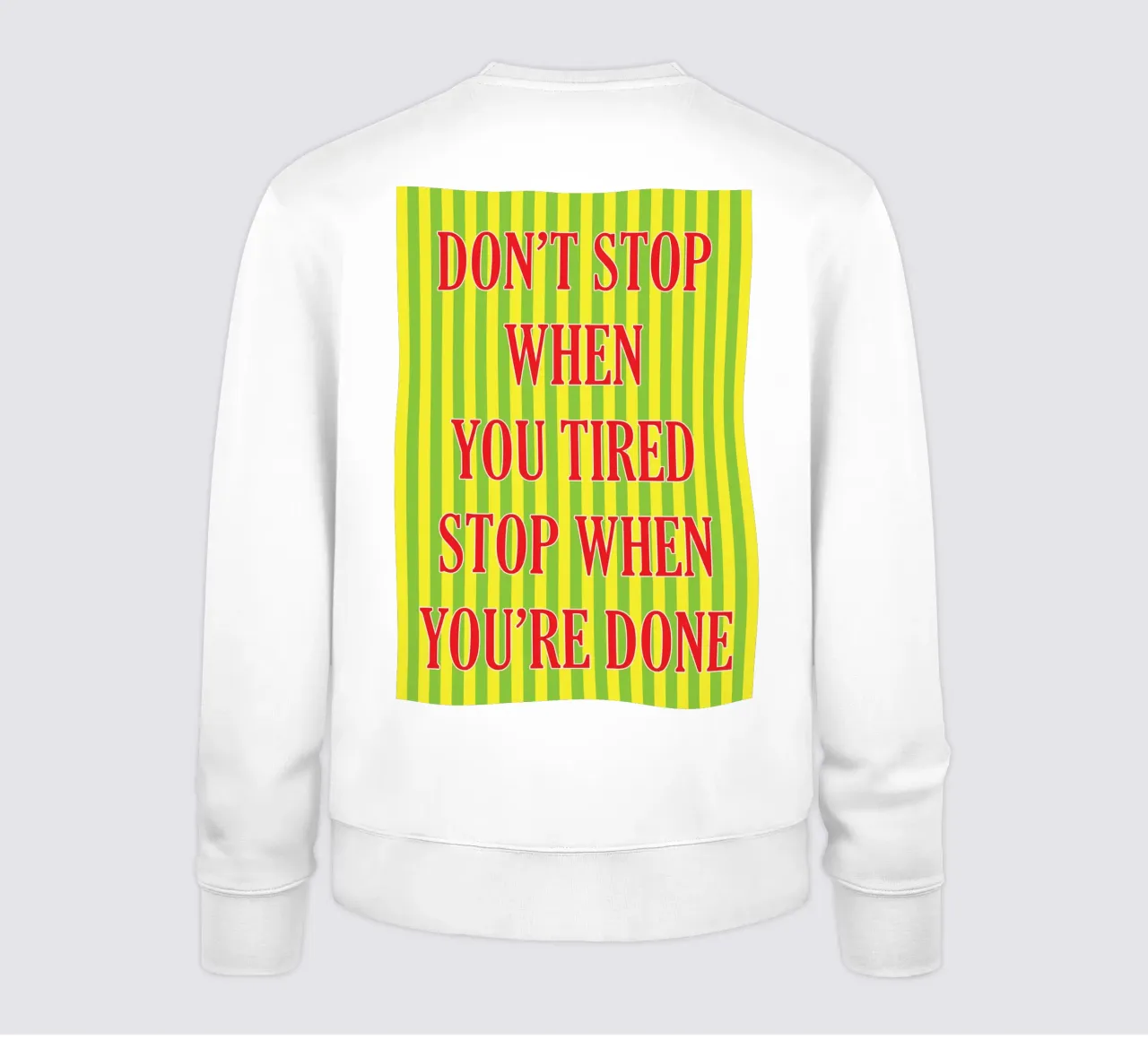 fermarsi quando si è stanchi felpa da ersanim