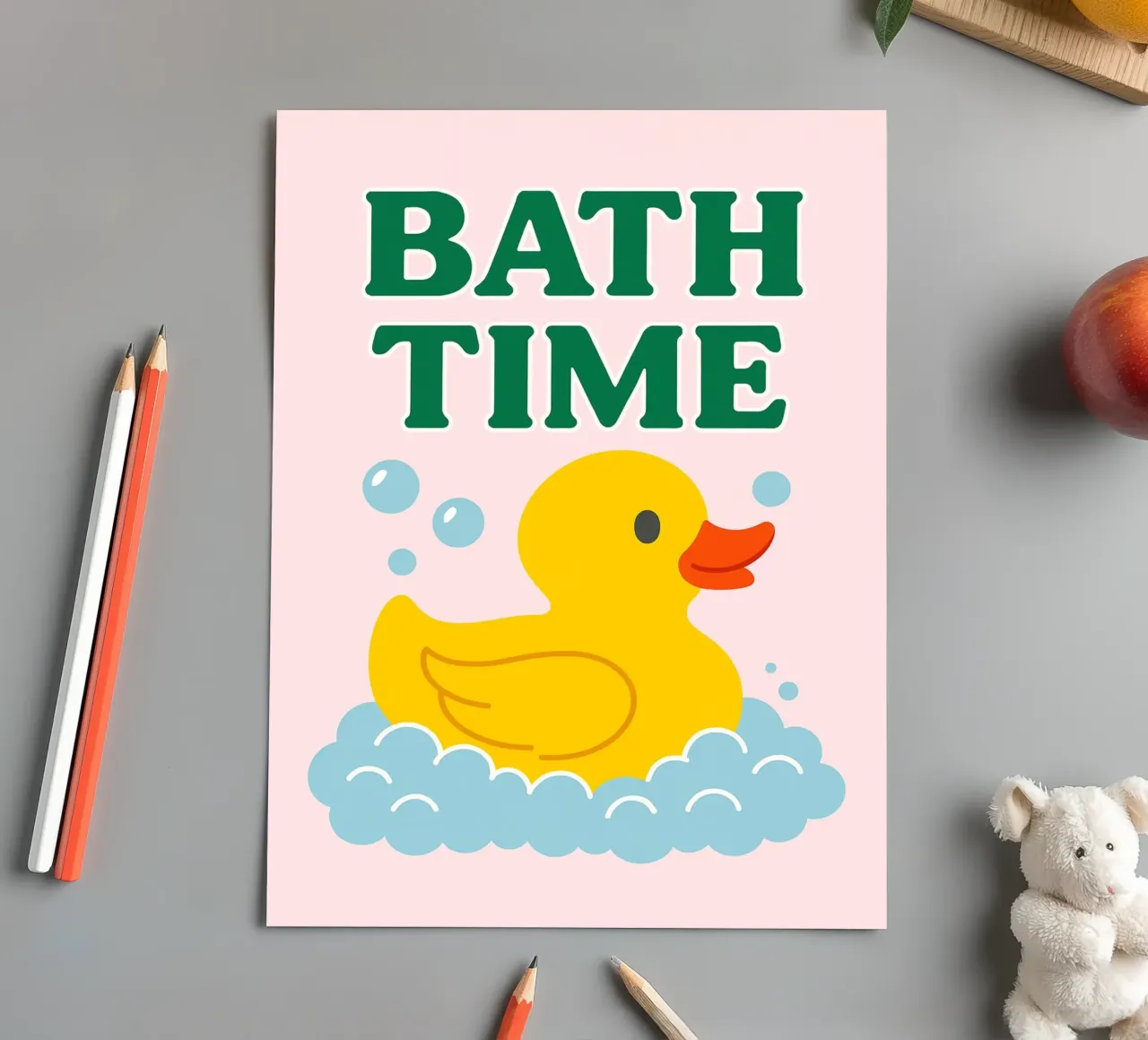 bath time sticker sheet by ersanim