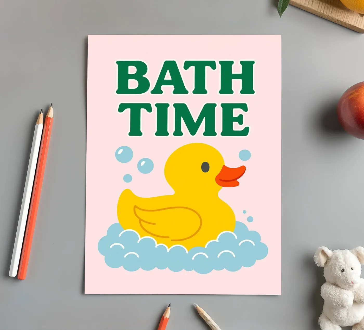 bath time Stickerbogen von ersanim