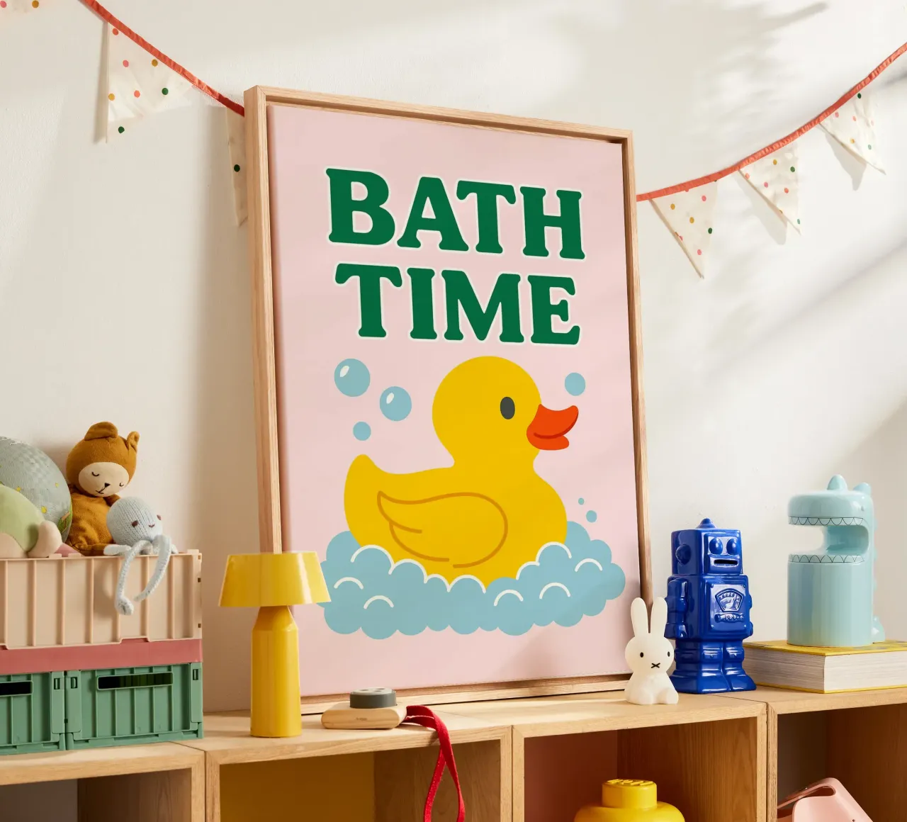 bath time canvas by ersanim