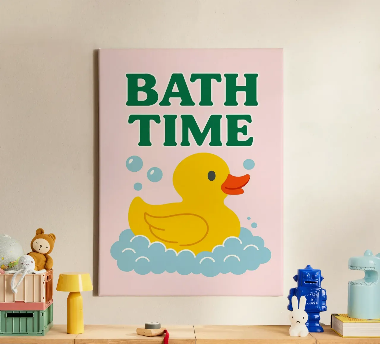 bath time canvas by ersanim