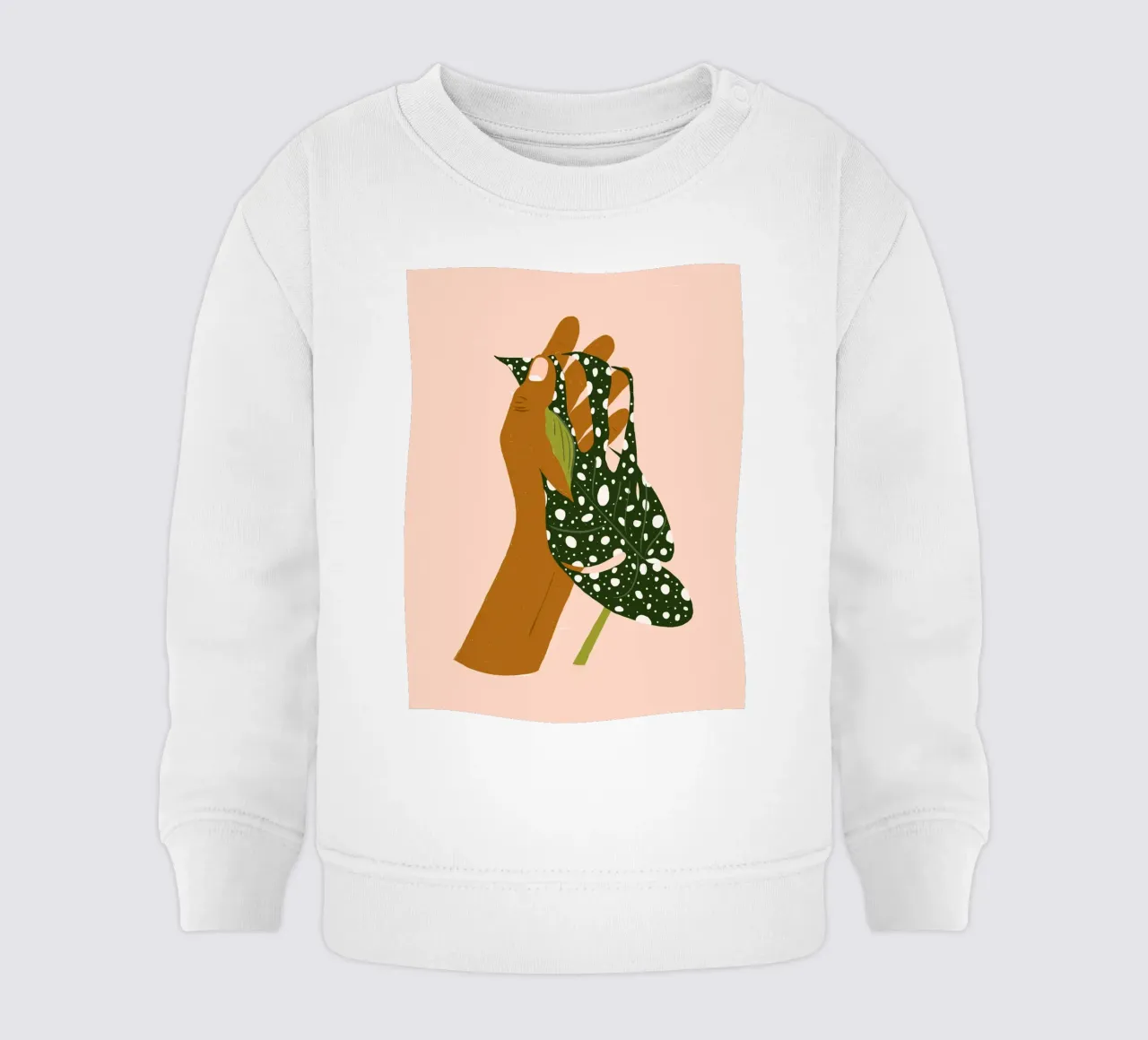 Amore botanico felpa neonato da 83oranges.com