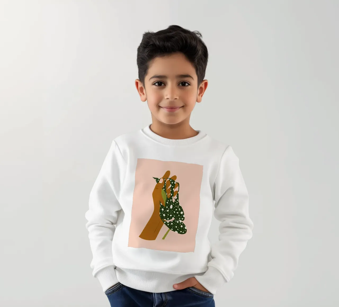 Amore botanico felpa bambino da 83oranges