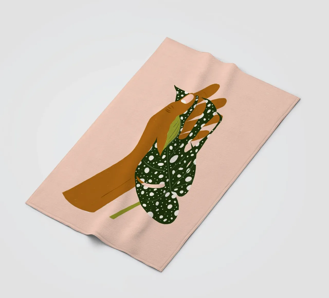 Amore botanico coperta in pile da 83oranges