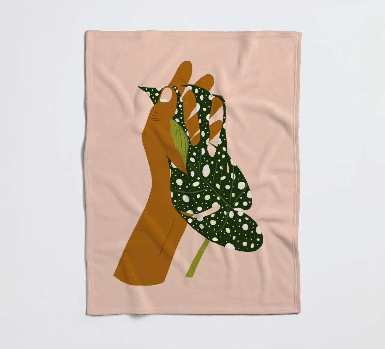 Amore botanico coperta in pile da 83oranges.com