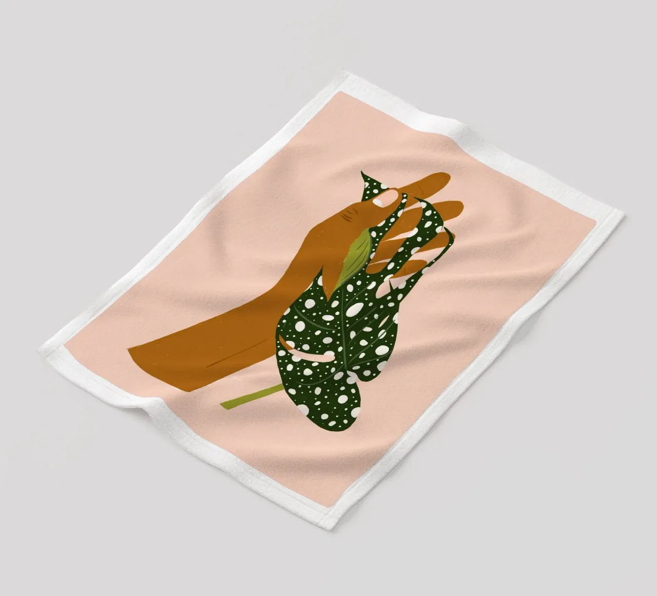 Amore botanico coperta in pile da 83oranges