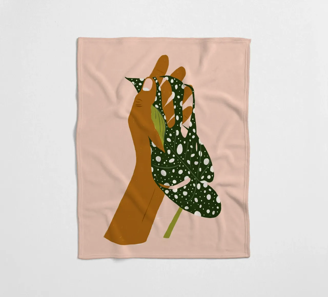 Amore botanico coperta in pile da 83oranges.com