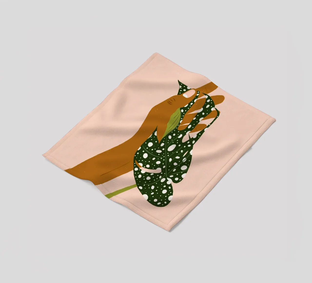 Amore botanico coperta in pile da 83oranges