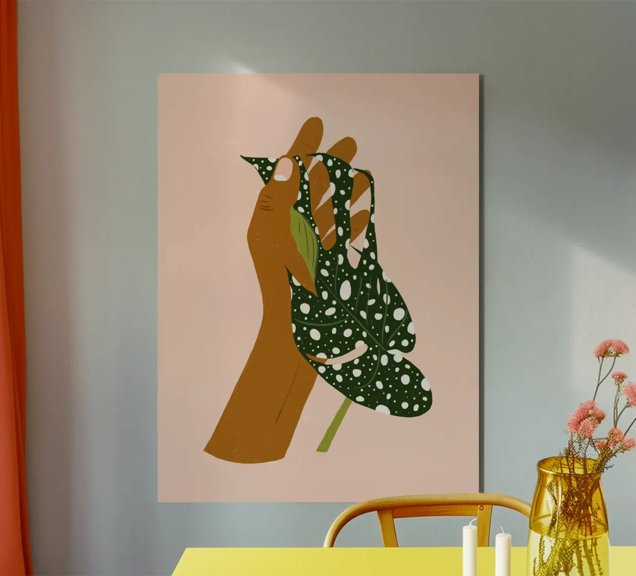 Amore botanico alluminio dibond da 83oranges