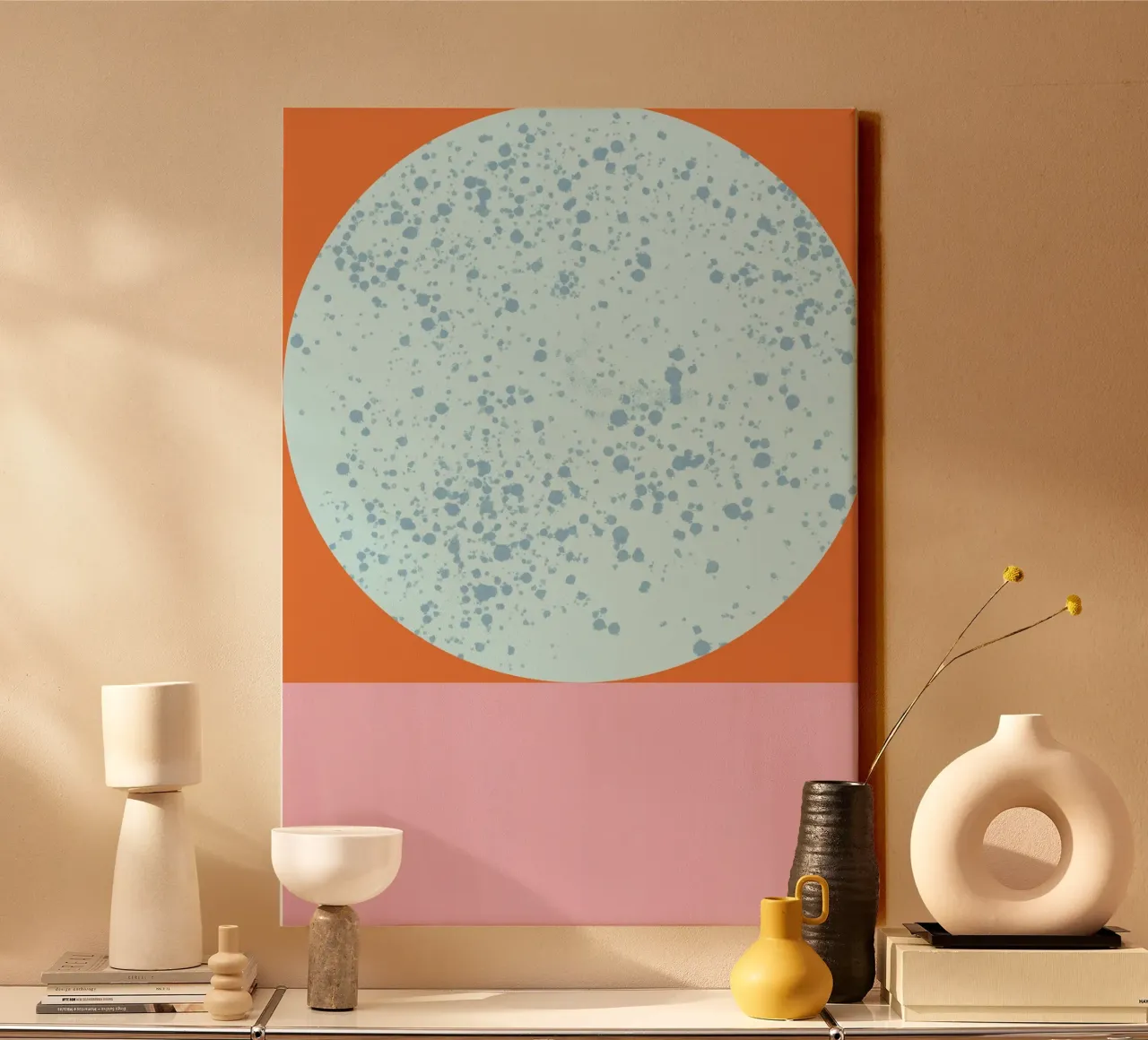 Once in a blue moon tela con Cornice a cassetta da felixschuster