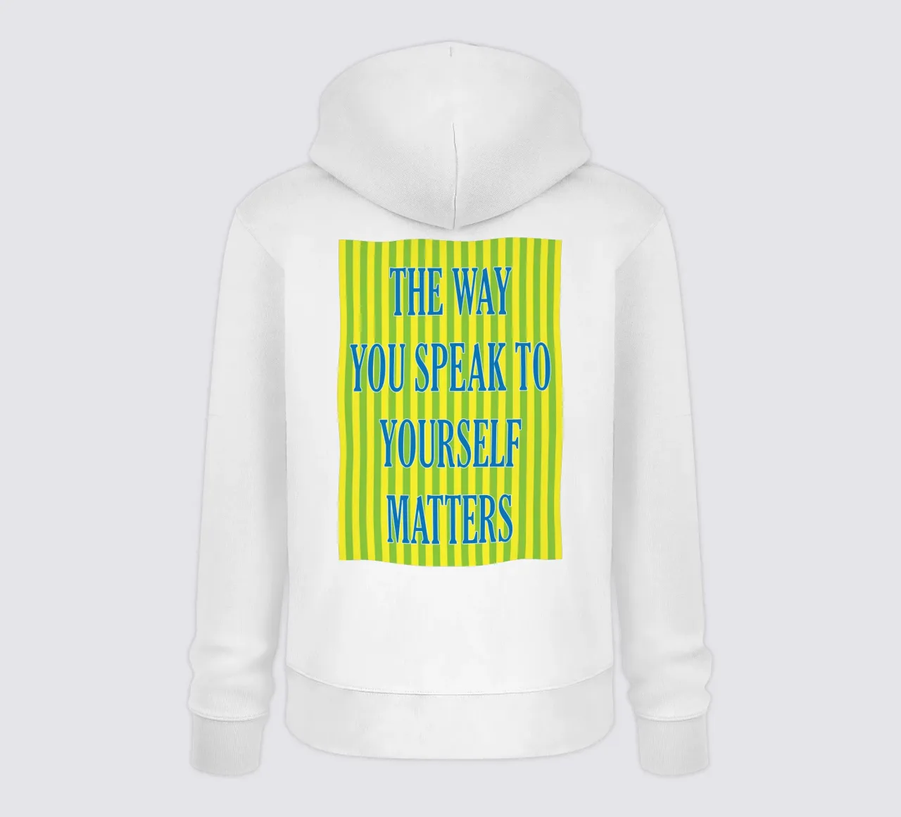 il modo in cui parlate a voi stessi è importante felpa con cappuccio da ersanim
