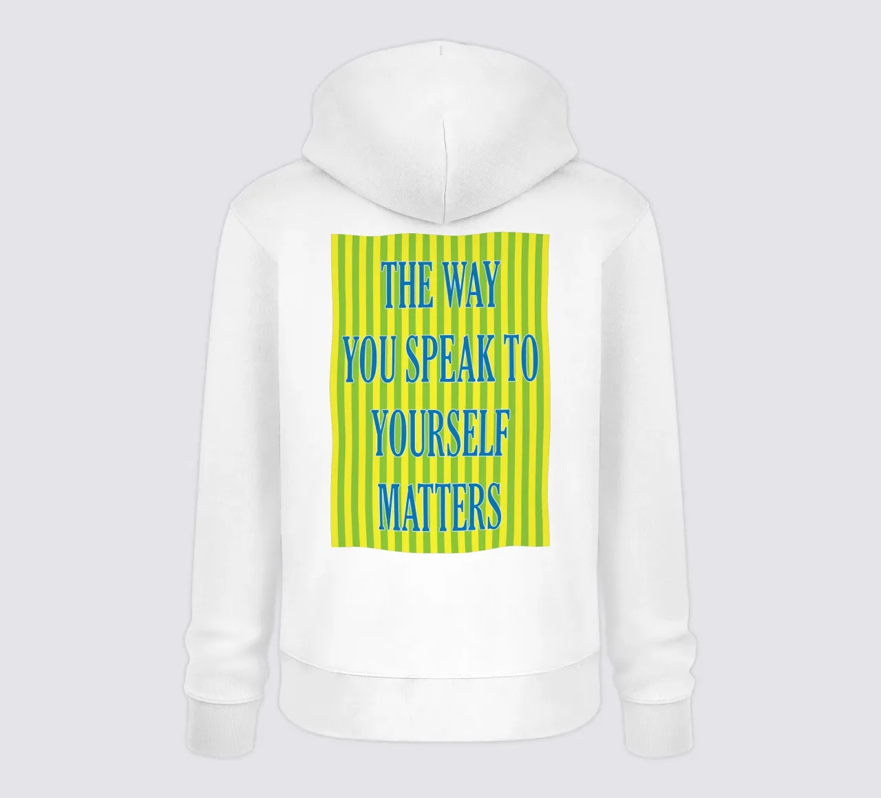il modo in cui parlate a voi stessi è importante felpa con cappuccio da ersanim