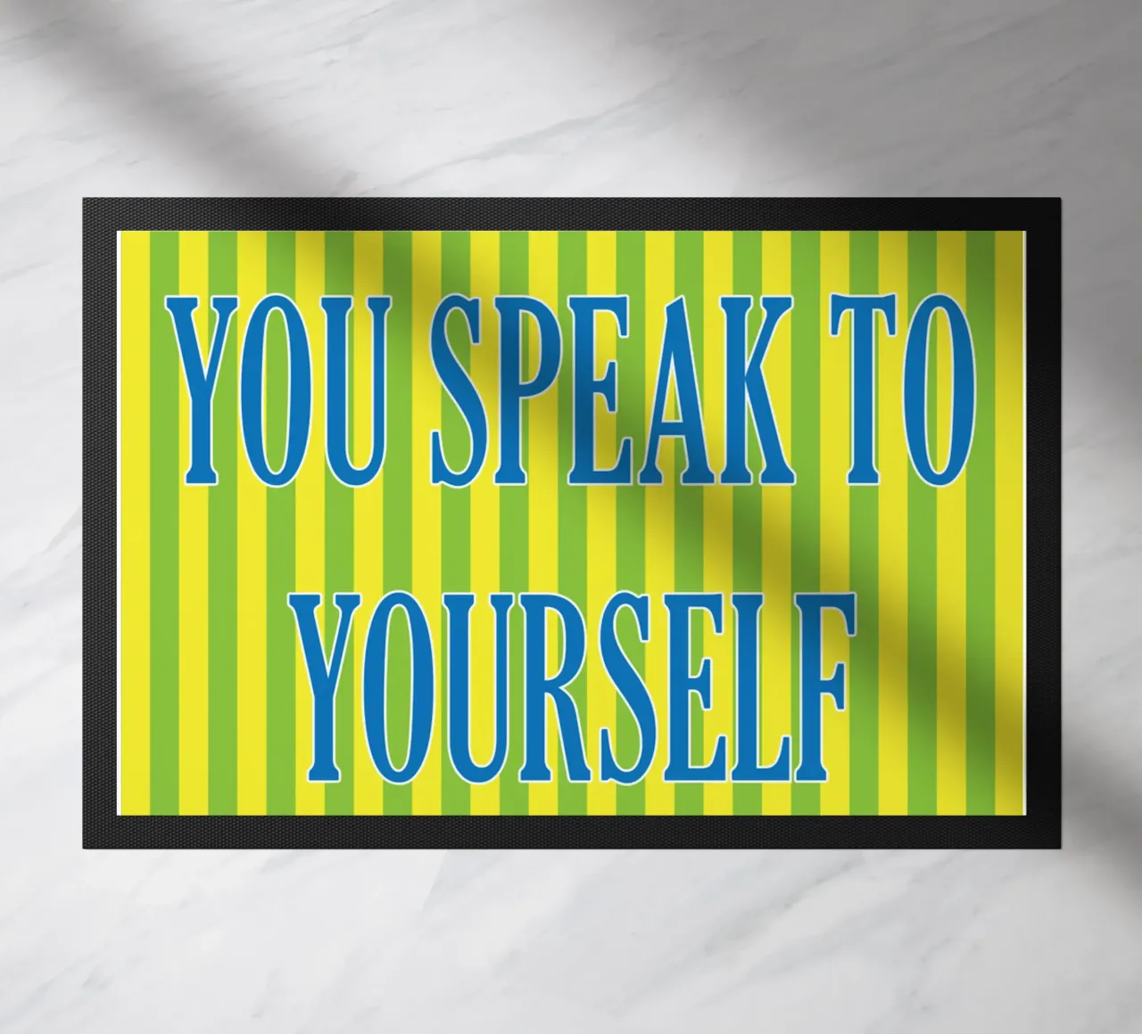 il modo in cui parlate a voi stessi è importante zerbino da ersanim