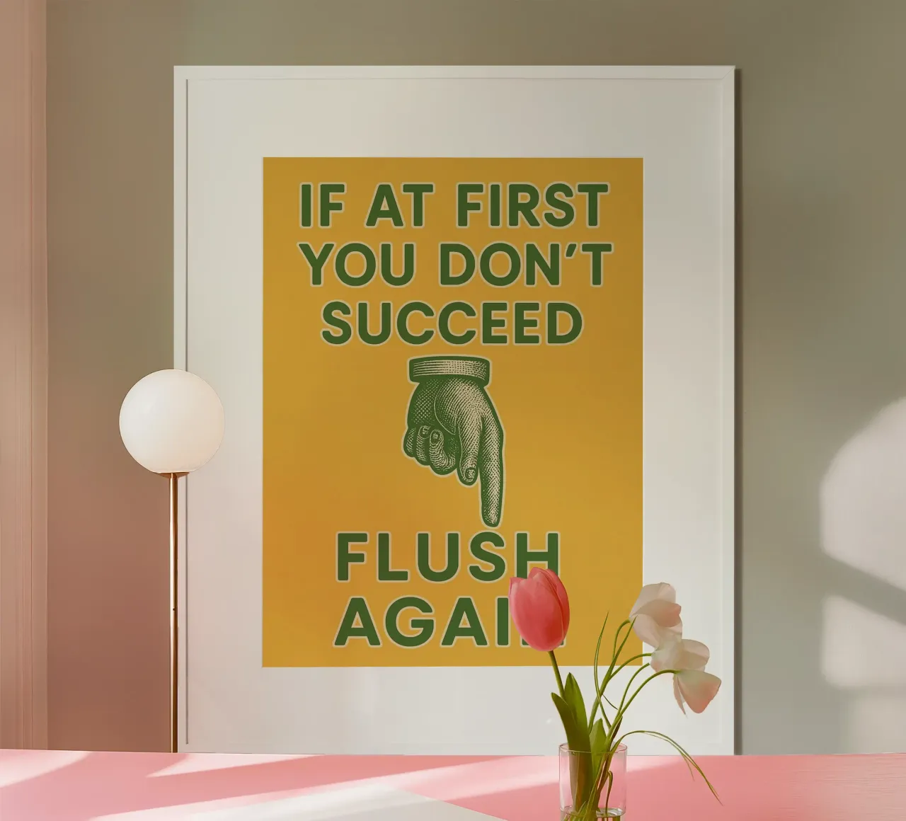 sciacquare di nuovo, per favore poster da ersanim