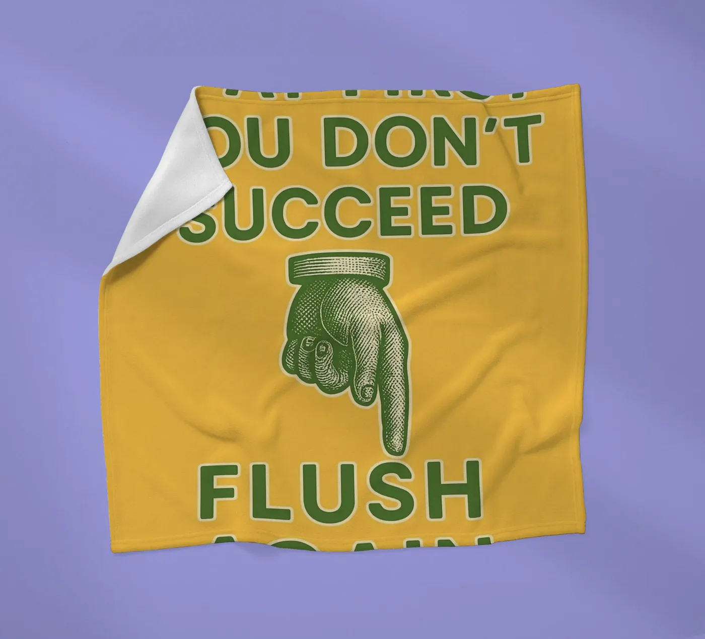 sciacquare di nuovo, per favore coperta in pile da ersanim