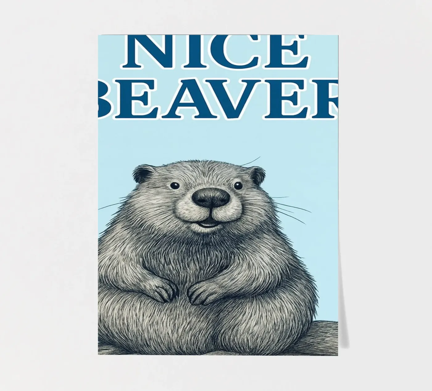 leuke bever stickervel van ersanim