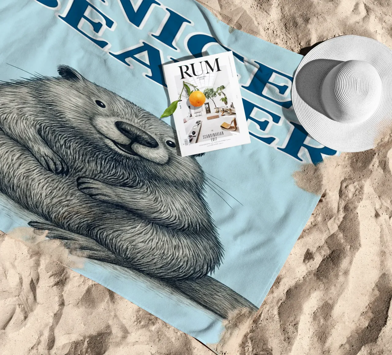 bel castoro telo mare da ersanim