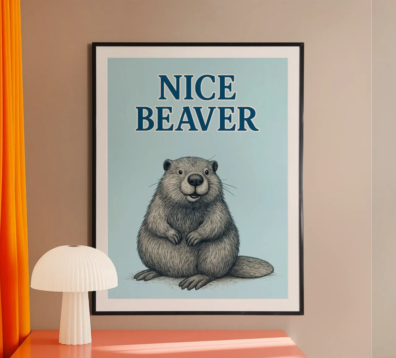 leuke bever poster van ersanim