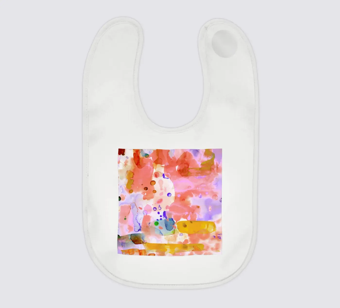 Flamingo baby slabbetje van Amy Sia