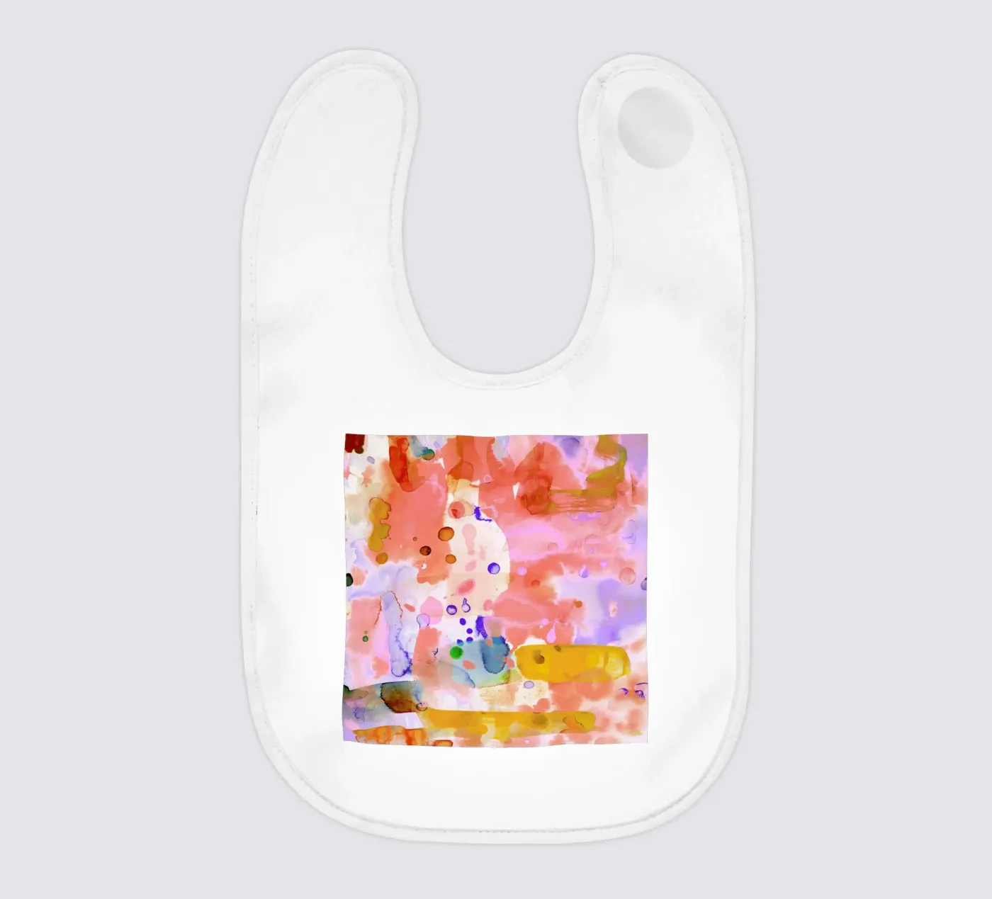 Flamingo baby slabbetje van Amy Sia